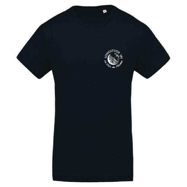 T-shirt homme bleu marine Longitude 181 recto