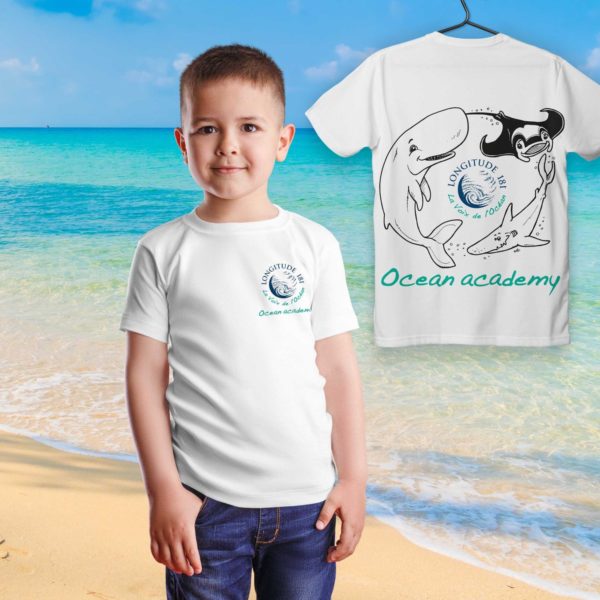 T-shirt Ocean Academy pour enfant du 6 au 12 ans