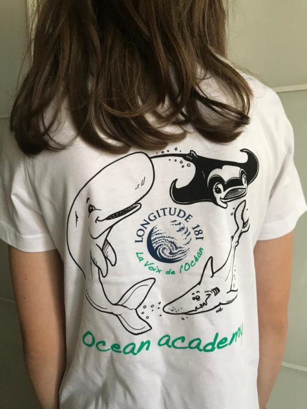 Zoom dos du T-shirt Ocean Academy pour enfant