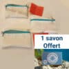 Trousses zippées multi-usages grand modèle, plus un savon offert