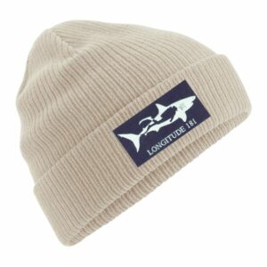 Bonnet beige en coton organique Longitude 181