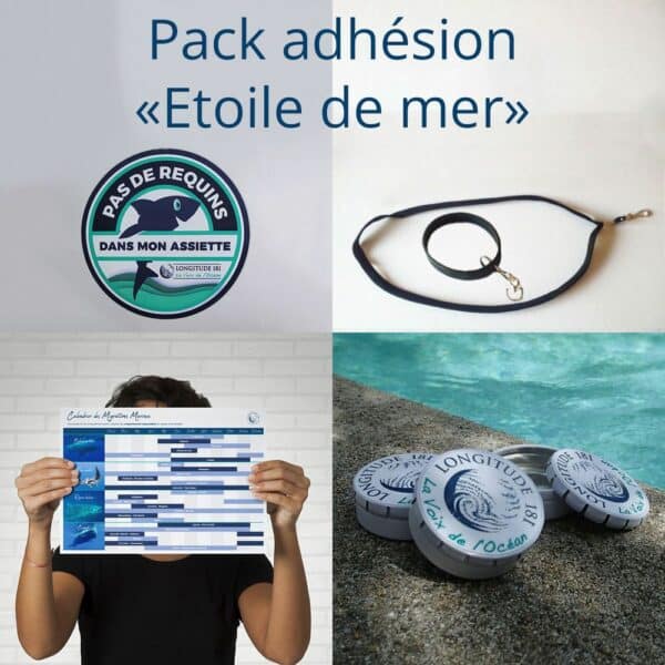 Pack adhésion 'Etoile de mer' par Longitude 181