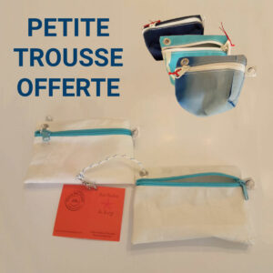 Grande trousse zippée + petite trousse offerte - Offre spéciale Longitude 181